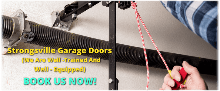 Broken Garage Door Spring Strongsville OH